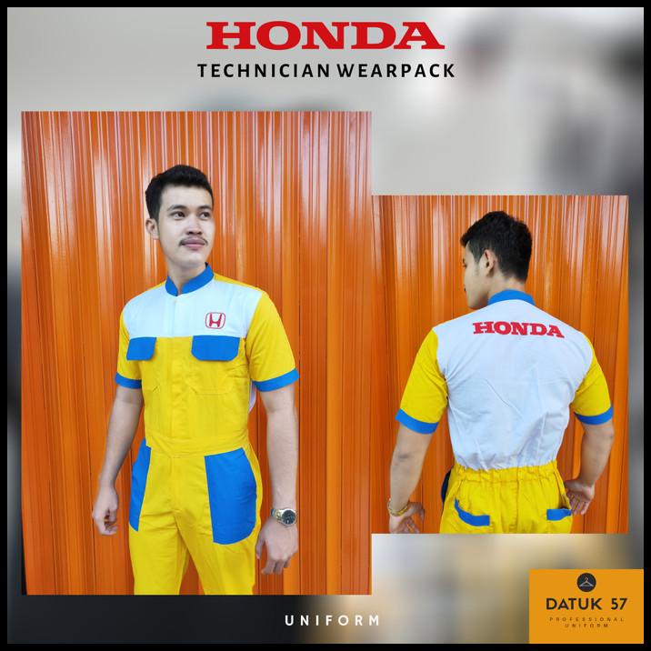 Seragam Wearpack Honda Mobil Mekanik