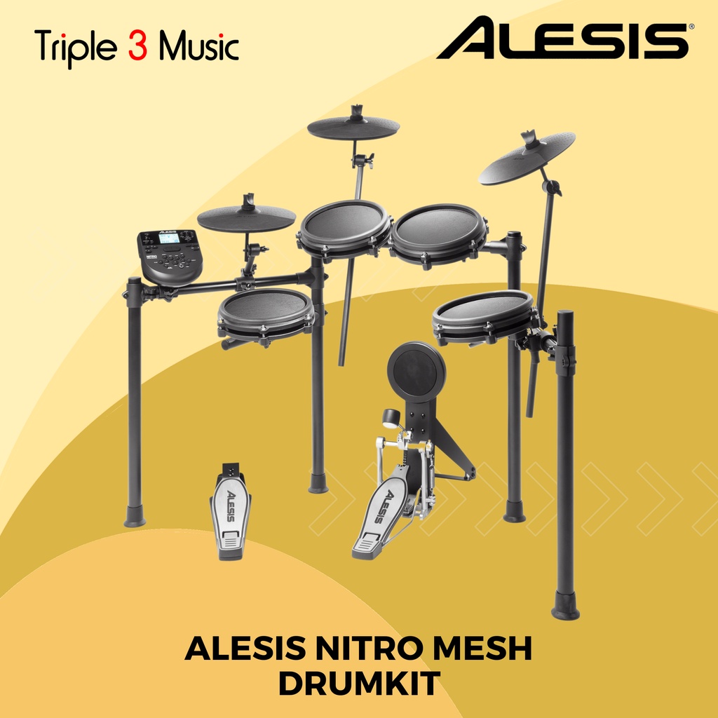 Alesis NITRO MESH KIT Electronic Drum Kit with Mesh Heads