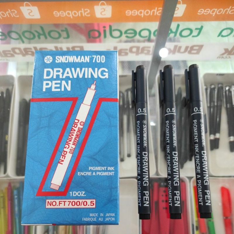 

Bolpen DRAWING SNOWMAN 700 ukuran 0.5