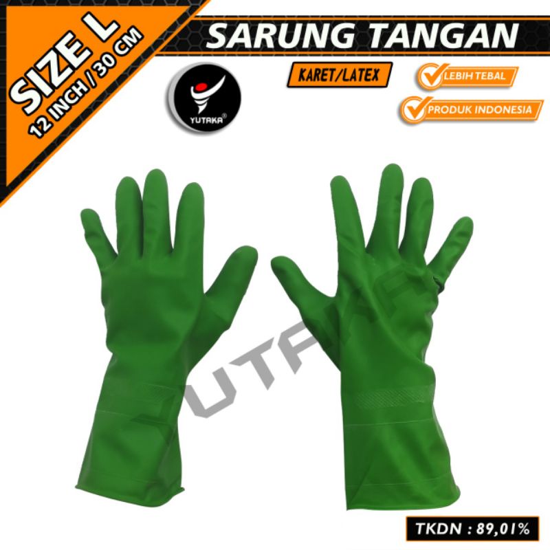 Termurah Sarung Tangan Latex/Sarung Tangan Karet/Sarung Tangan berkebun/Sarung Tangan Kebersihan