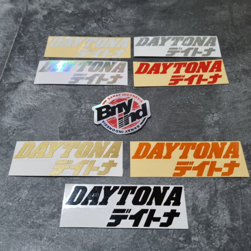 STICKER STIKER DAYTONA JEPANG CUTTIN