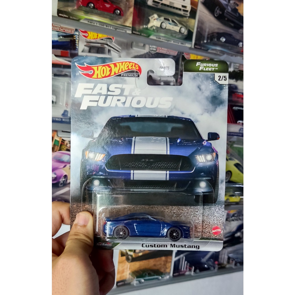 HOT WHEELS Custom Mustang FAST FURIOUS FLEET PREMIUM