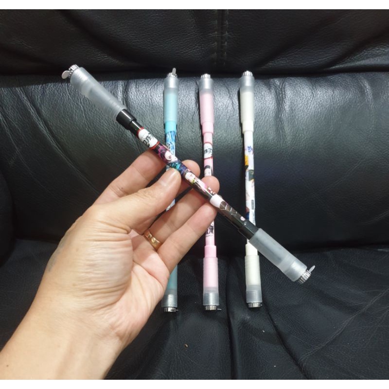 LED DEMON SLAYER SPINNING PEN / PEN PUTAR / PEN AJAIB / PEN ANTI STRESS / PEN BALANCE BISA PILIH WARNA