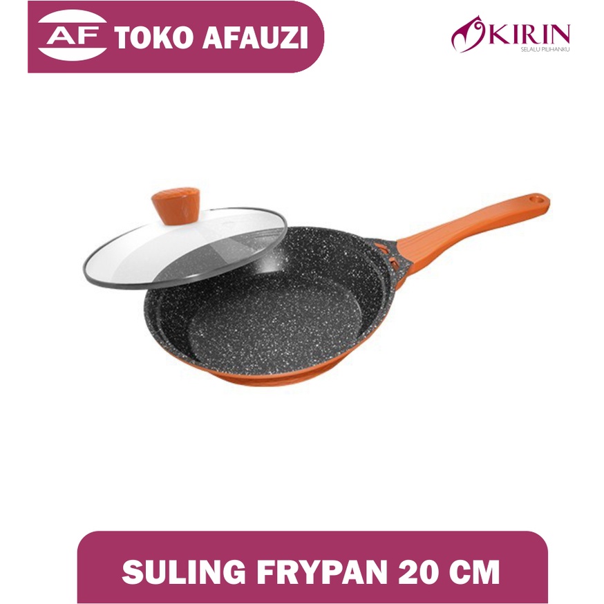 KIRIN SULING FRYPAN 20CM + GLASS LID