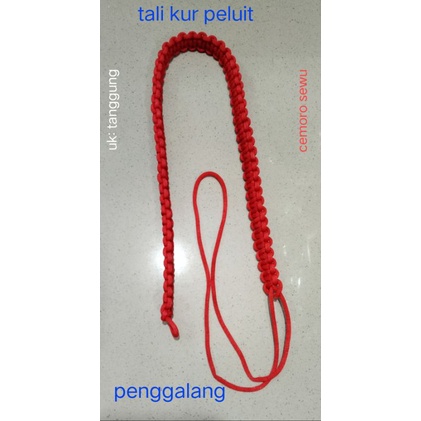 tali kur uk tanggung merah (tanpa priwitan) seragam pramuka