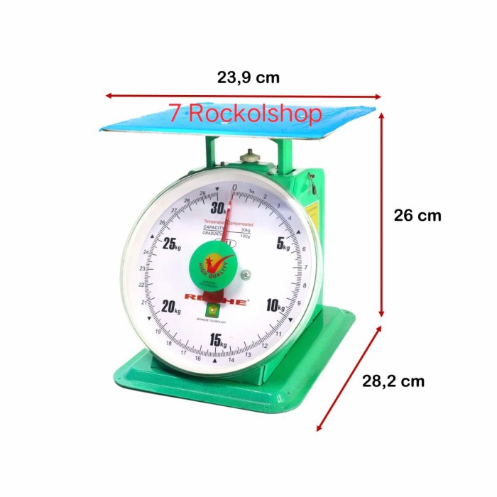 Timbangan Duduk Jarum Manual 30Kg