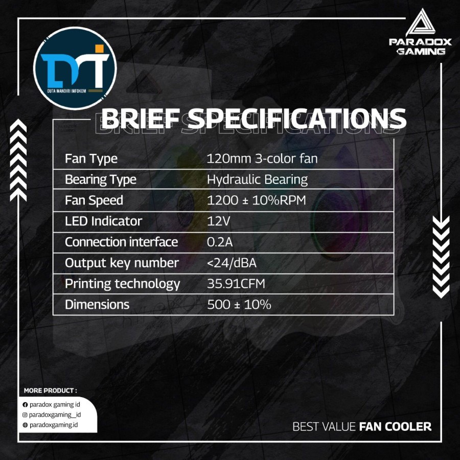 Fan Casing Paradox Hypersonic Infinity F400 Rainbow 12cm Fan Case PC