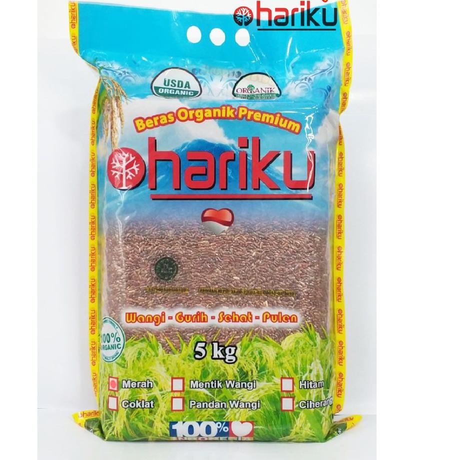 

TERLARIS BRANDS FESTIVAL HARIKU Beras Organik Merah 5Kg grosir