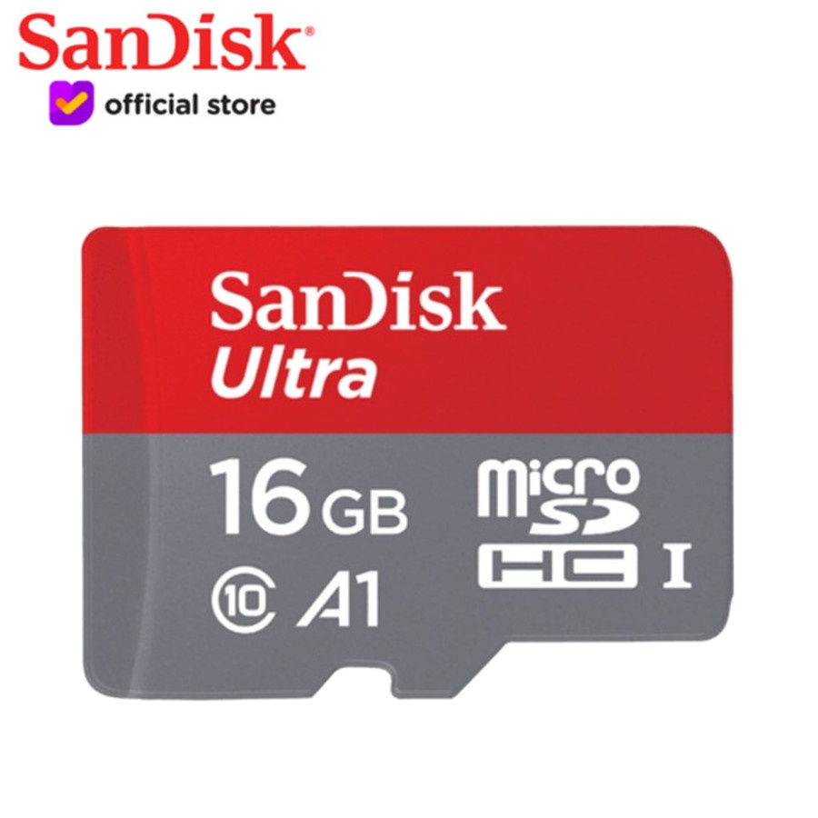 SanDisk 16GB A1 Ultra MicroSD 98MB/s Class 10 GARANSI RESMI