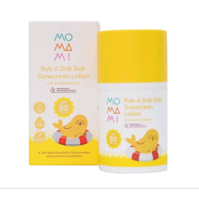 Momami Rub A Dub Dub Sun Lotion 50ml - Krim Tabir Surya