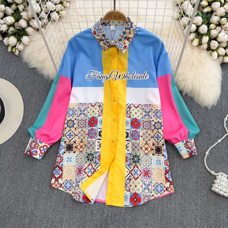 FW D426 Dress Silk Tunik Bangkok Premium Bohemian