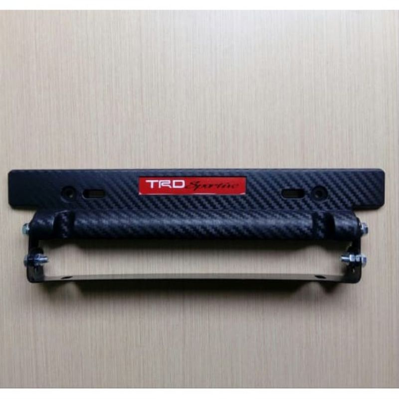 Dudukan Plat Nomor Carbon Racing Tatakan Cover Model JDM