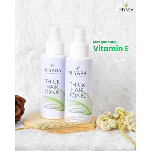 Hair Tonic MIYARA Vitamin Peyubur Penumbuh Rambut Rontok Botak Pria Wanita Asli Ampuh Original Bpom