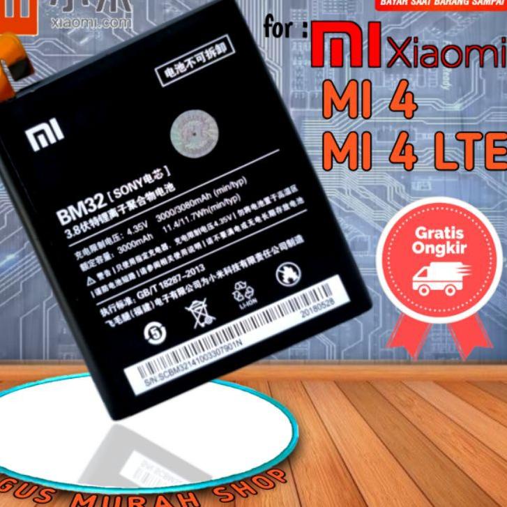 "GEM.18Oc22ᵟ" BATTERY BATERAI BATRE HP Mi4 MI 4 LTE 32 BATRAI BATU BM32 ORIGINAL