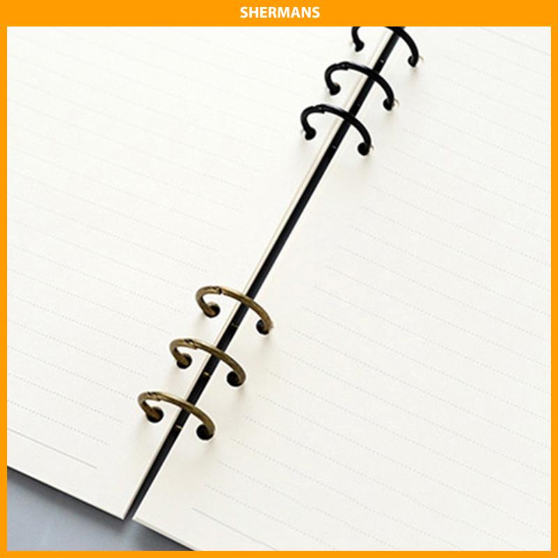 

[Ready Stock❤️]1 Piece 3Hole Metal Clip Book Rings Loose-leaf Binder sherman