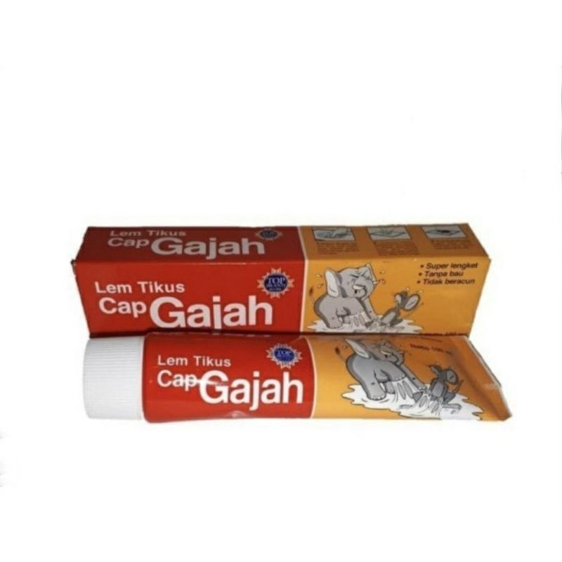 

Lem Tikus Cap Gajah 100gram original 100%