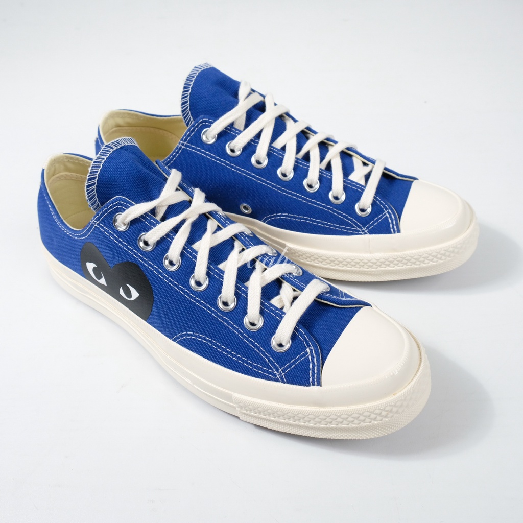 Converse x CDG Play Low Royal Blue 100% Authentic