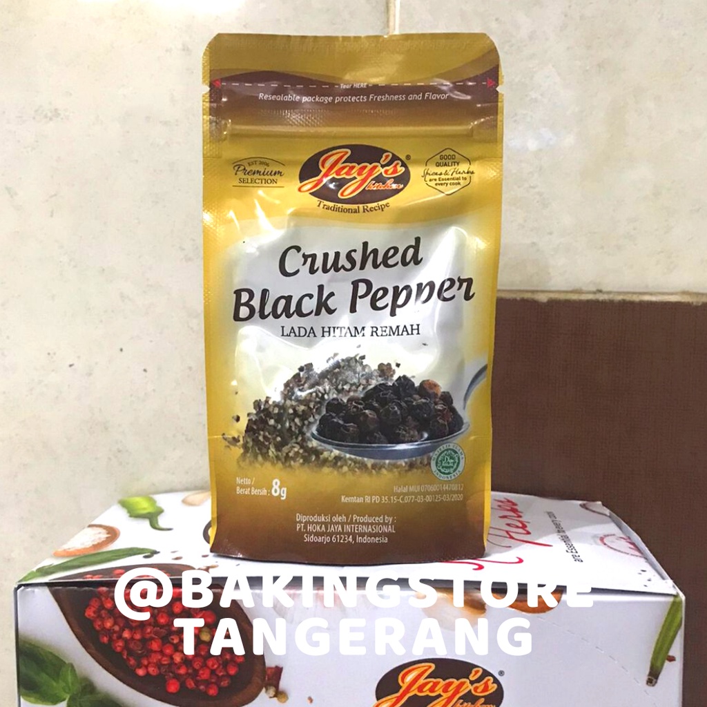 

Jay's Kitchen Crushed Black Pepper Zipper 8 GR