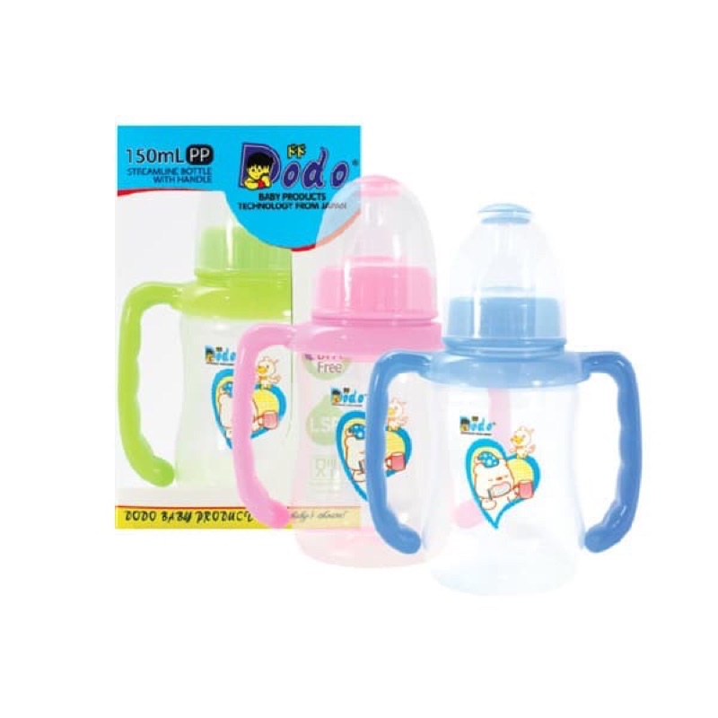Botol Susu Dodo Pp Streamline With Handle 150ml & 280ml