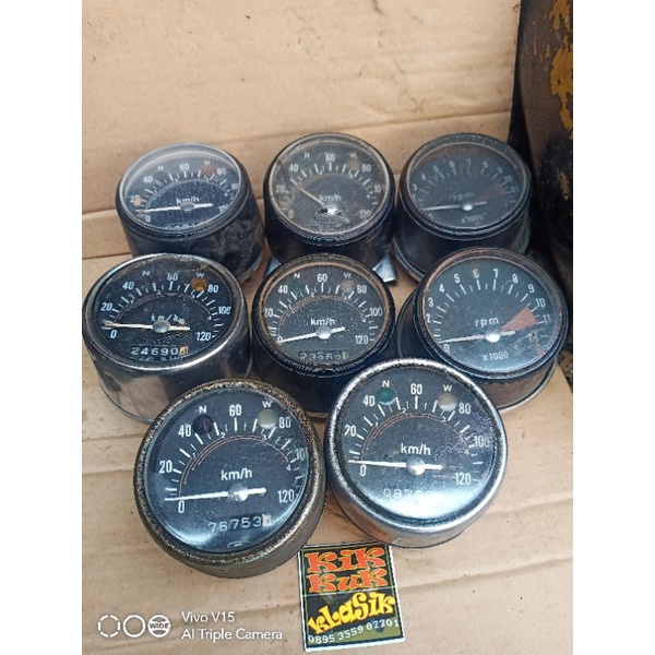 spedometer cb 100, cb 125, s90 original km, rpm