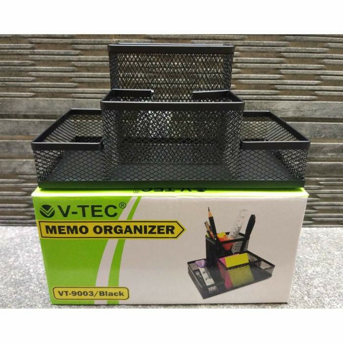 

Stationery Desk Organizer I Memo Organizer I Tempat Pensil V- Tech Besi Vt - 9003