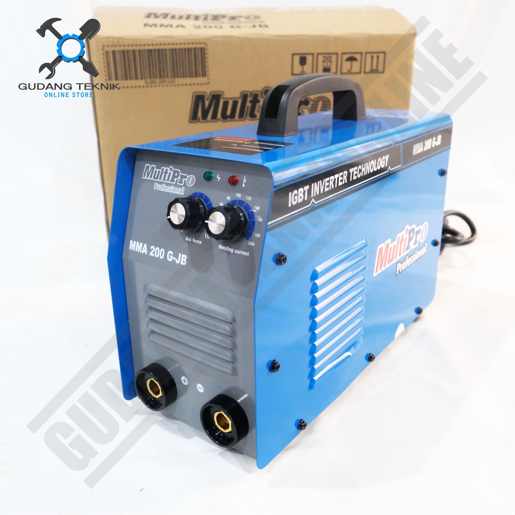 Mesin Las Listrik MMA 200GJB  MULTIPRO / Travo Las Inverter 200A - Trafo Mesin Las Listrik 200 G-JB MULTIPRO