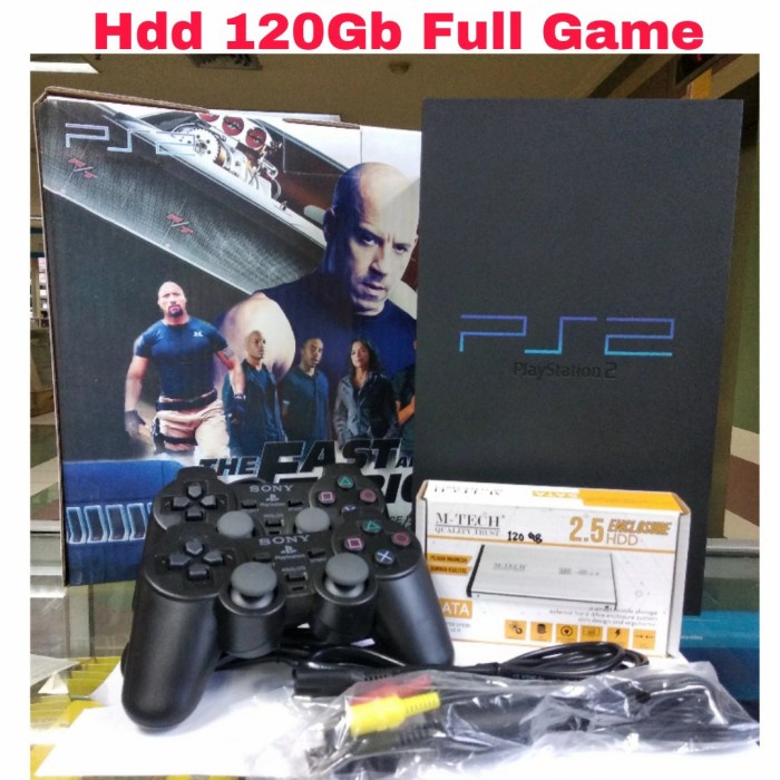 [Game/Console] Ps 2 Fat Hardisk Mesin Jepang Full Games Bebas Request