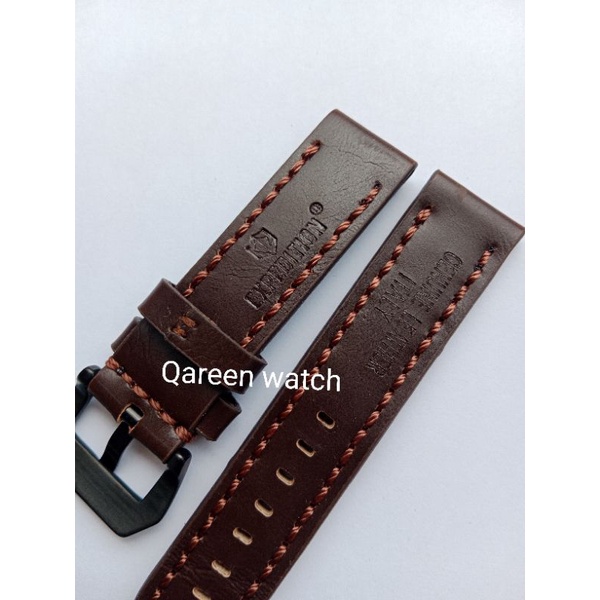 Strap Tali Kulit Jam Tangan EXPEDITION Leather Watch Strap Exp Quick Relase 22m