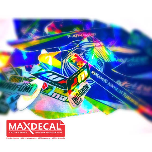 STIKER STICKER LIST DECAL DTRAKER FULL PELANGI HOLOGRAM DESAIN REQUEST