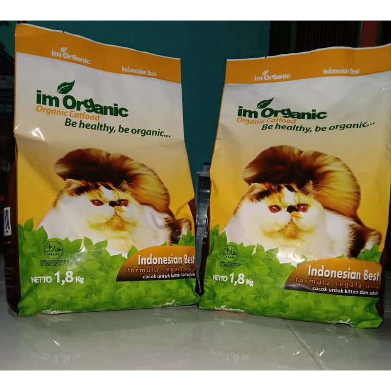 Makanan Kucing Im Organic Best 1,8kg / Makanan Kucing Im Organik Best