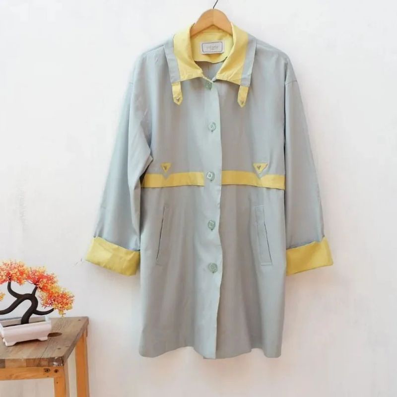 Laliberte long coat/ coat import / coat jepang / coat korea / kawaii / vintage long coat
