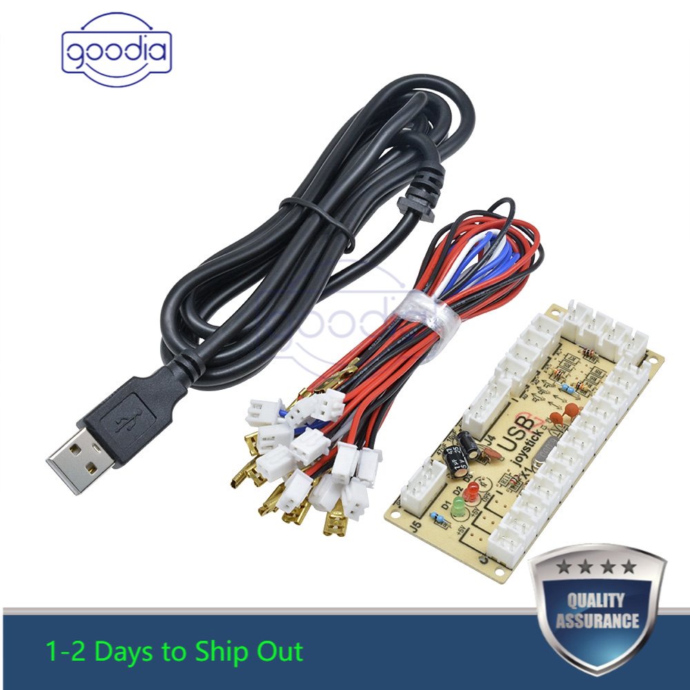 ✫〖ready to ship/COD〗✫  Zero Zero Delay Arcade USB Encoder PC to Joystick Button untuk MAME Fight Stick Control