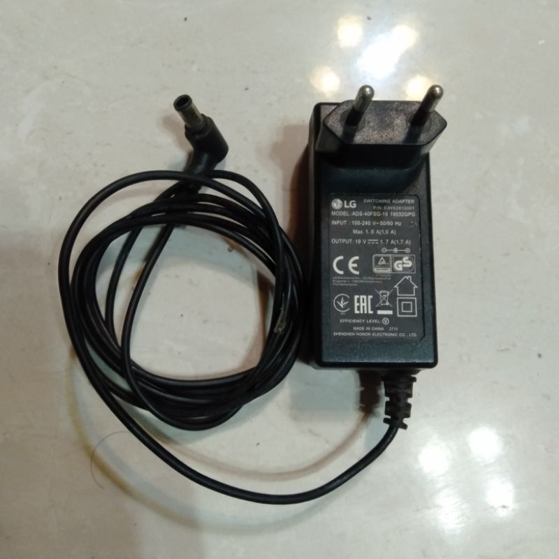 ADAPTOR TV LG 19V - 1,7A / ADAPTOR TV LG / REGULATOR TV LG