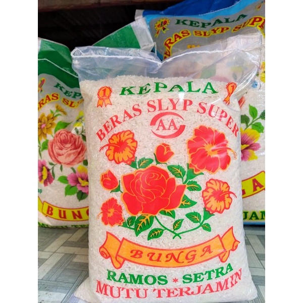 

BERAS SLYP SUPER RAMOS CAP BUNGA 5KILO