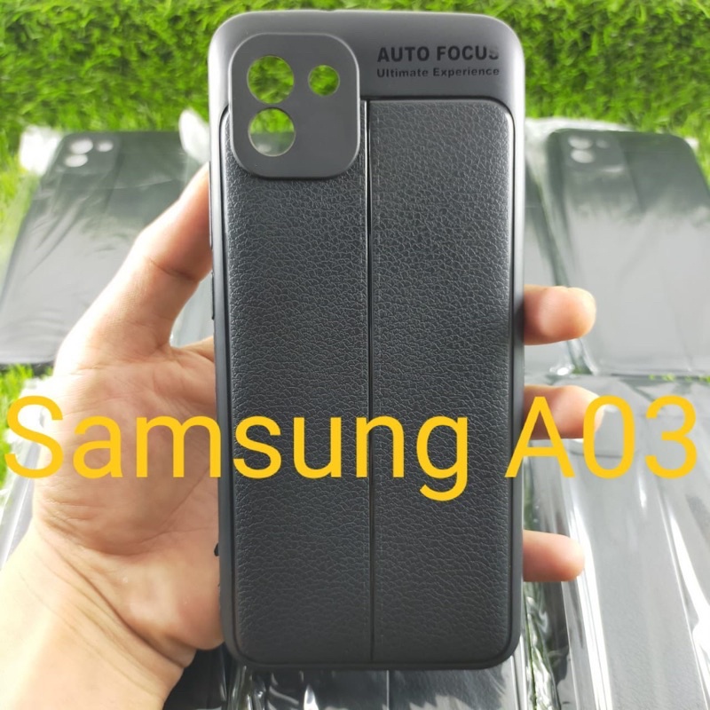 Softcase Autofocus Samsung A03 , A23 , A33 , A53 , A73  Case Kulit Jeruk