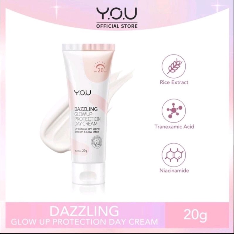 YOU Dazzling Glow Up Protection Day Cream