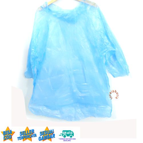 Jas Hujan Plastik Sekali Pakai Rain Coat Import Murah - Lovelybutik