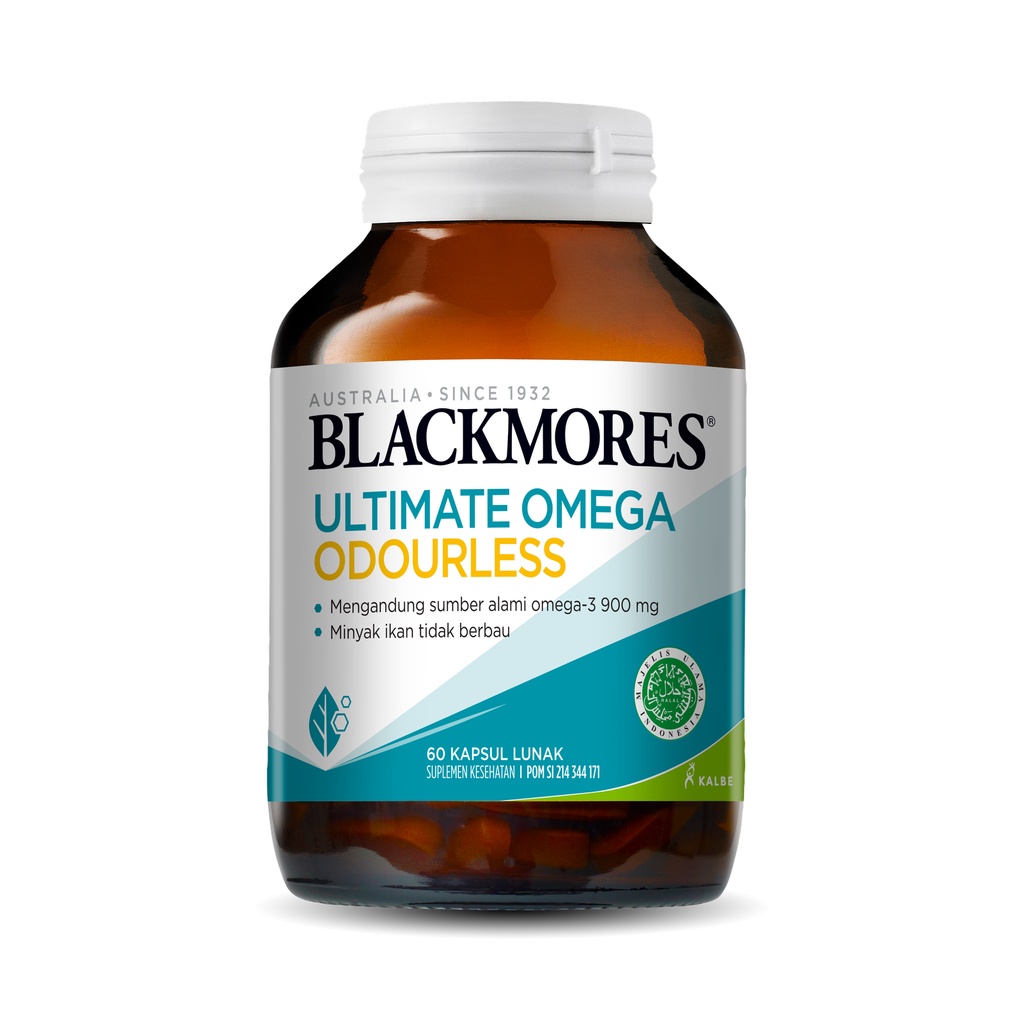 Jual Blackmores Ultimate Omega Odourless isi 60/ Omega Triple 900mg