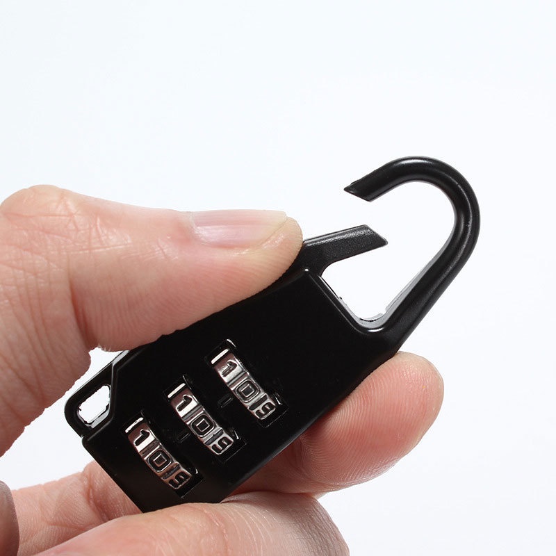 [XOQ] GEMBOK KUNCI KOPER GEMBOK SWISS ARMY GEAR ZIPPER LOCK KEYCHAIN / GEMBOK KOPER / GEMBOK ANGKA 3 DIGIT