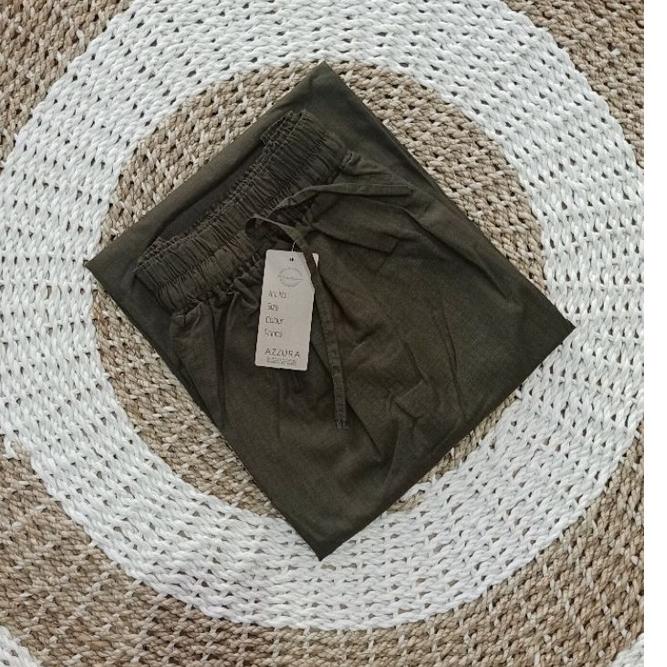 Langsung Order COD ROK A-LINE PANJANG KATUN MOTIF POLOS