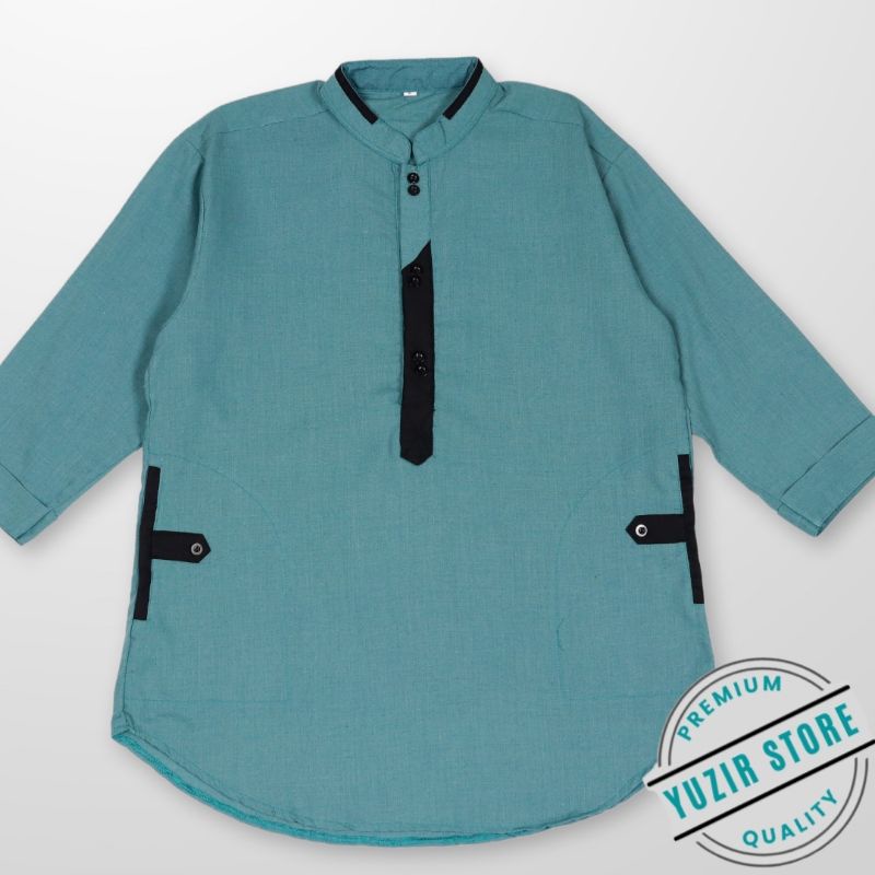 Baju Koko Pakistan Pria Lengan Panjang Jenko