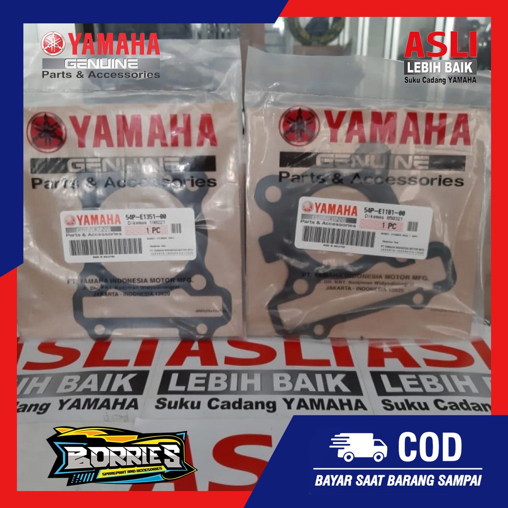 Paking Blok Head Mio J Fino FI Xride Dan Soul GT Original Yamaha