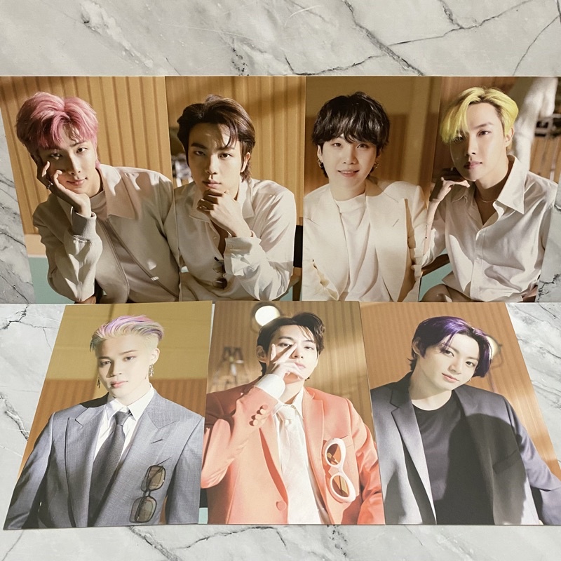 BTS memories 2021 dvd memo 21 postcard butter pc photocard rm jin suga jhope jimin v jungkook jk tae