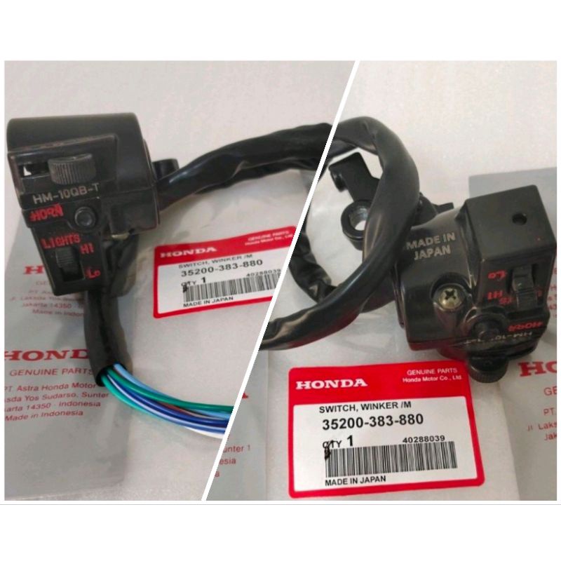 Saklar Holder switch tombol klakson reting riting KIRI Honda GL 100 - GL 125 - CB 100 - CB 125 ORIGI