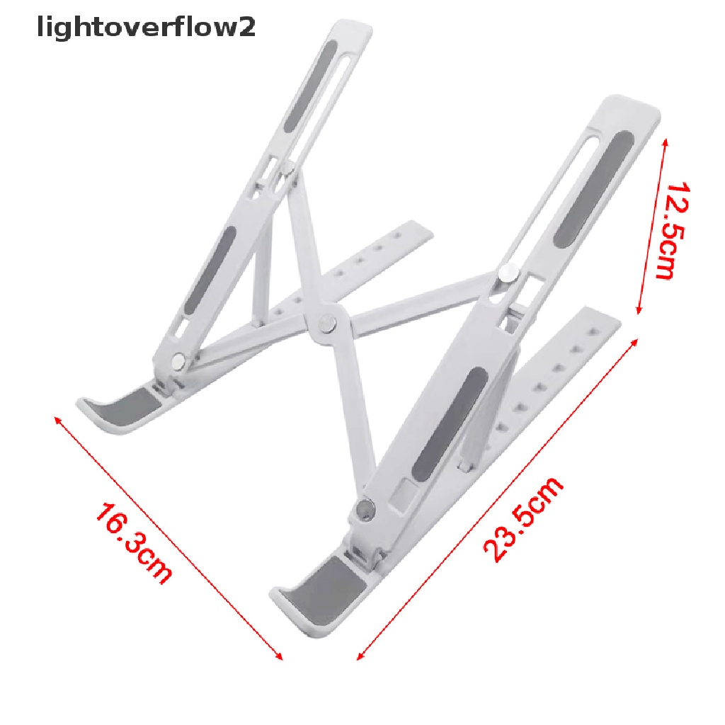 (lightoverflow2) 1pc Stand Pendingin Laptop / Notebook / iPad / Tablet Portable