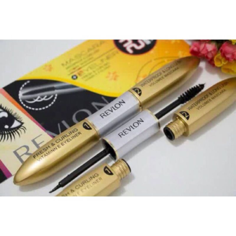 MASCARA 2 IN 1 WATERPROOF PND/MC/RVLN