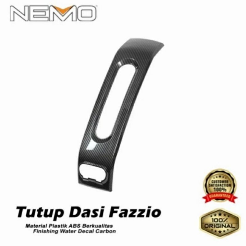 Cover Tutup Dasi depan FAZZIO 125 Carbon Nemo