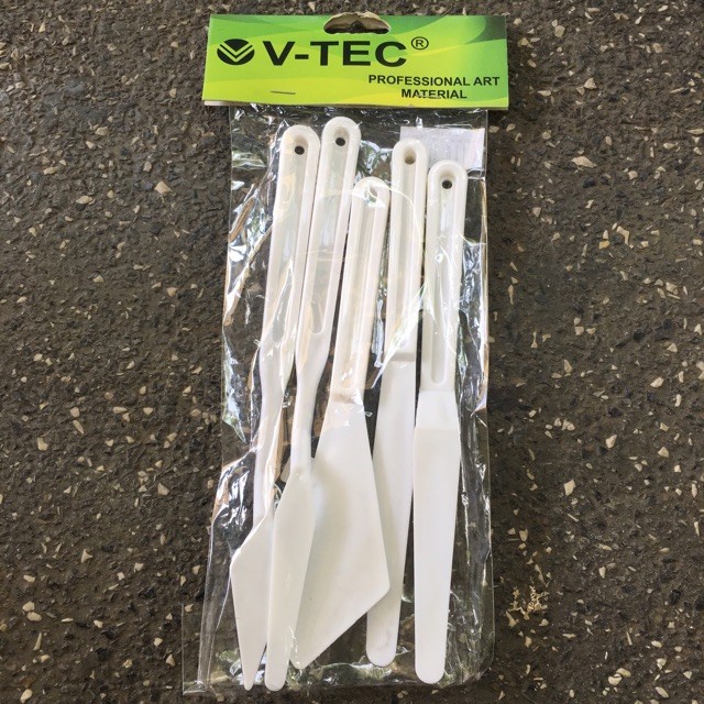 

Produk Tool Pisau Alat Cat Lukis Palet Alat Knife Plastik Decoupage Pisau Too Gilaa!!!