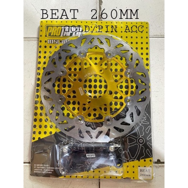 Disc Cakram Depan Variasi Besar Model/PSM/Protaper/260mm/Plus Breket Beat Fi Vario 125 150 Fi