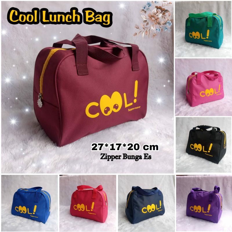 Tupperware NEW Cool Bag ( Zipper Bunga Es ) / Tas Cool